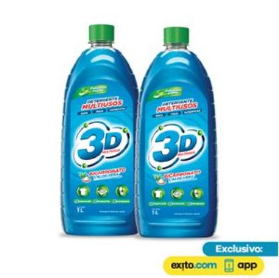 Imagen de Pack x2 Jabón Multiusos 3D 1L