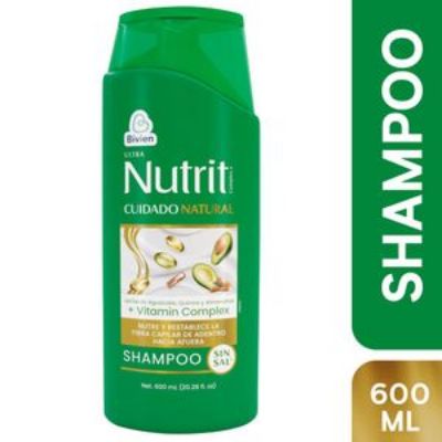 Imagen de Shampoo ULTRA NUTRIT CUIDADO NATURAL SIN SAL (600 ml)