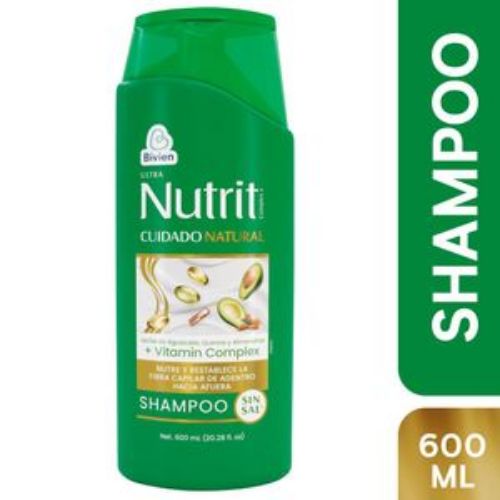 Imagen de Shampoo ULTRA NUTRIT CUIDADO NATURAL SIN SAL (600 ml)