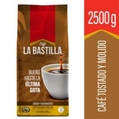 Imagen de Café LA BASTILLA tostado y molido (2500 gr)