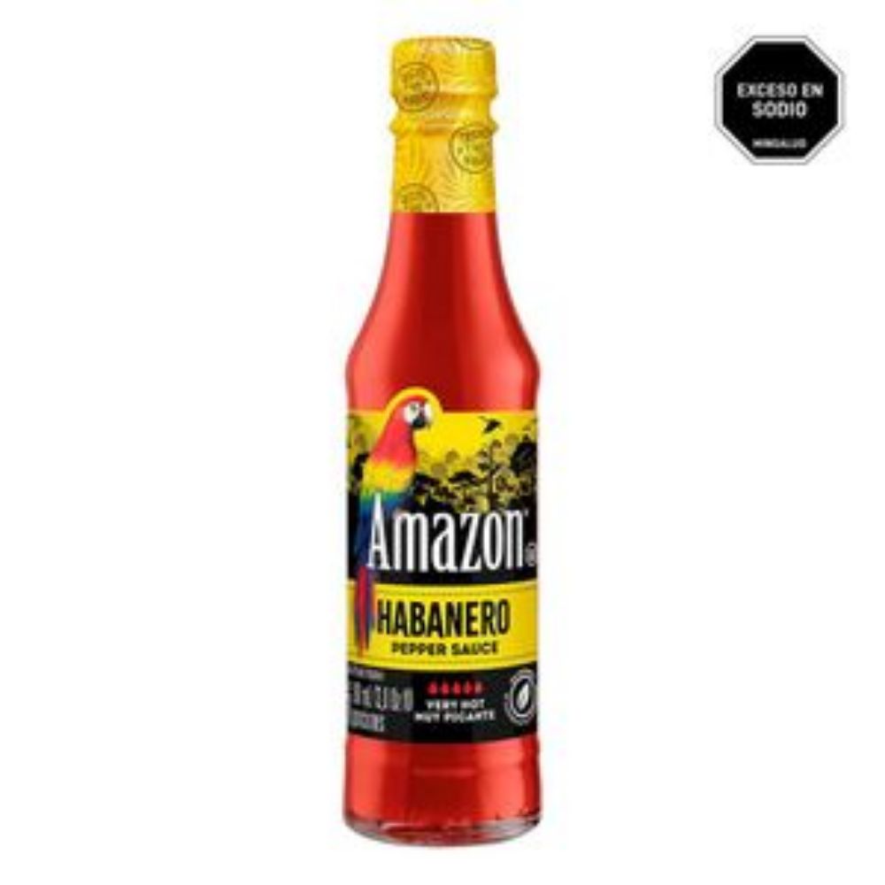 Imagen de Salsa AMAZON Habanero picante (90 ml)