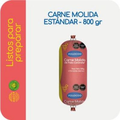 Imagen de CARNE MOLIDA DE POLLO CONDIMENTADA POLLOCOA CONGELADO (500 gr)