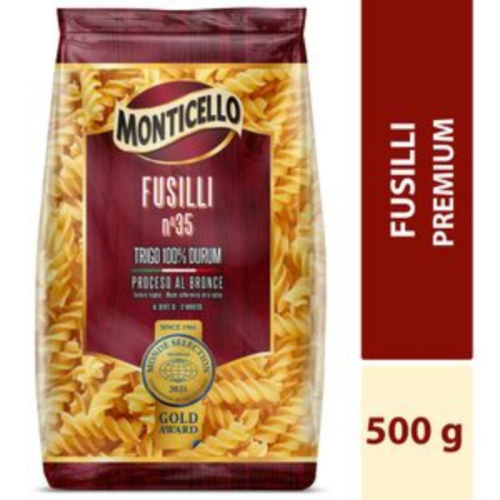 Imagen de Pastas MONTICELLO fusilli premium (500 gr)