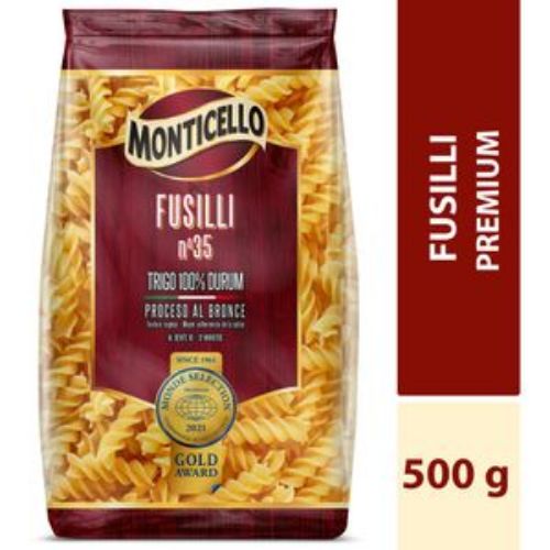 Imagen de Pastas MONTICELLO fusilli premium (500 gr)