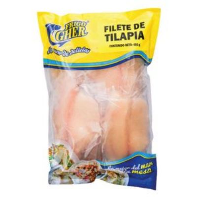Imagen de Filete de tilapia o mojarra FRIGOGHER congelado (450 gr)