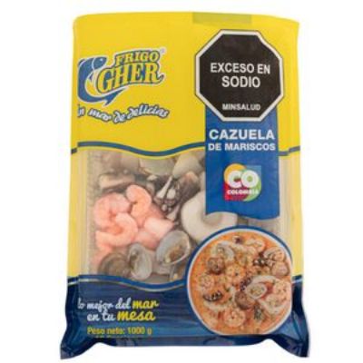 Imagen de Cazuela De Mariscos Cruda FRIGOGHER 1000 gr