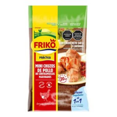Imagen de Mini chuzo o pincho de pollo FRIKO HF refrigerado x10und (540 gr)