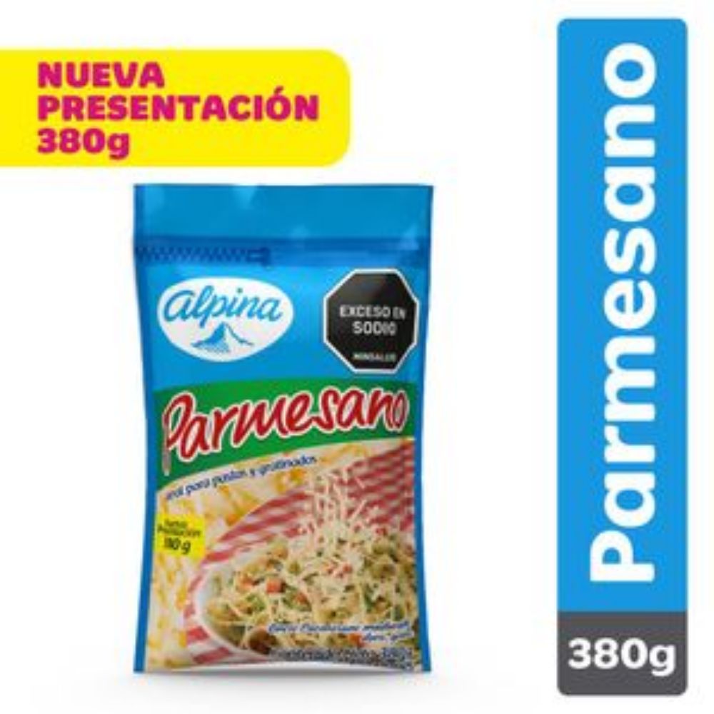 Imagen de Queso parmesano ALPINA rallado (380 gr)