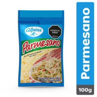 Imagen de Queso Parmesano ALPINA rallado (100 gr)