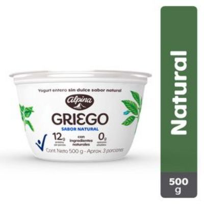 Imagen de Yogurt griego ALPINA natural (471 ml)