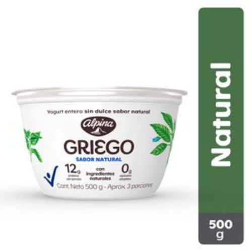 Imagen de Yogurt griego ALPINA natural (471 ml)