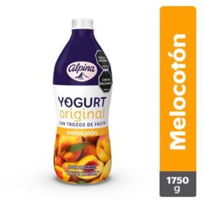 Imagen de Yogurt ALPINA original melocotón botella (1750 gr)