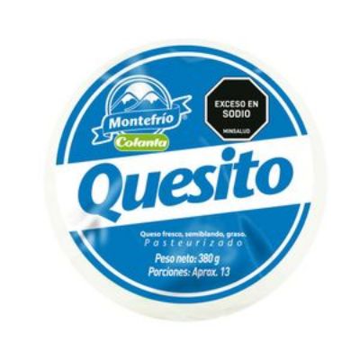 Imagen de Quesito MONTEFRIO fresco semiblando graso (380 gr)