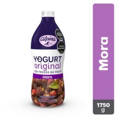 Imagen de Yogurt ALPINA original mora botella (1750 gr)