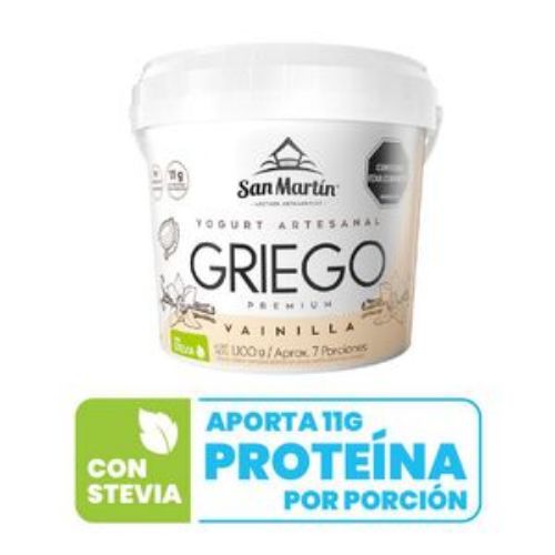 Imagen de Yogurt Griego SAN MARTIN Premium Vainilla (1048 ml)