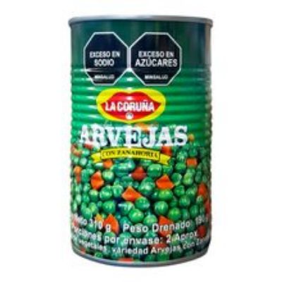 Imagen de Arveja LA CORUÑA con zanahoria x190 g
