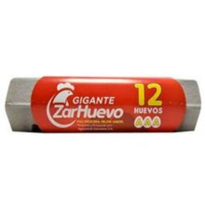 Imagen de Huevo ZARHUEVO super rojo aaa x12 unds