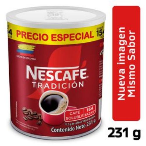 Imagen de Café instantáneo NESCAFE TRADICIÓN (231 gr)