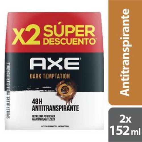 Imagen de Desodorante AXE dark temptation aerosol (304 ml)