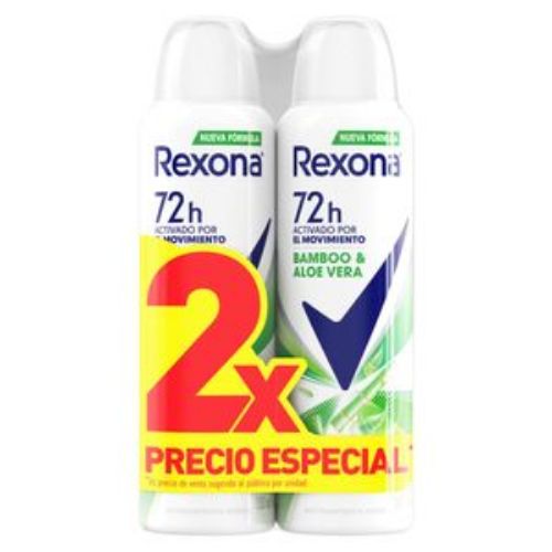 Imagen de Desodorante REXONA Bamboo x2und 150ml (300 ml)