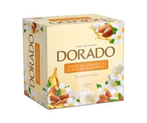 Imagen de Jabón de tocador DORADO aceite almendras (330 gr)