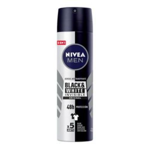 Imagen de Desodorante NIVEA black white men spray (150 ml)
