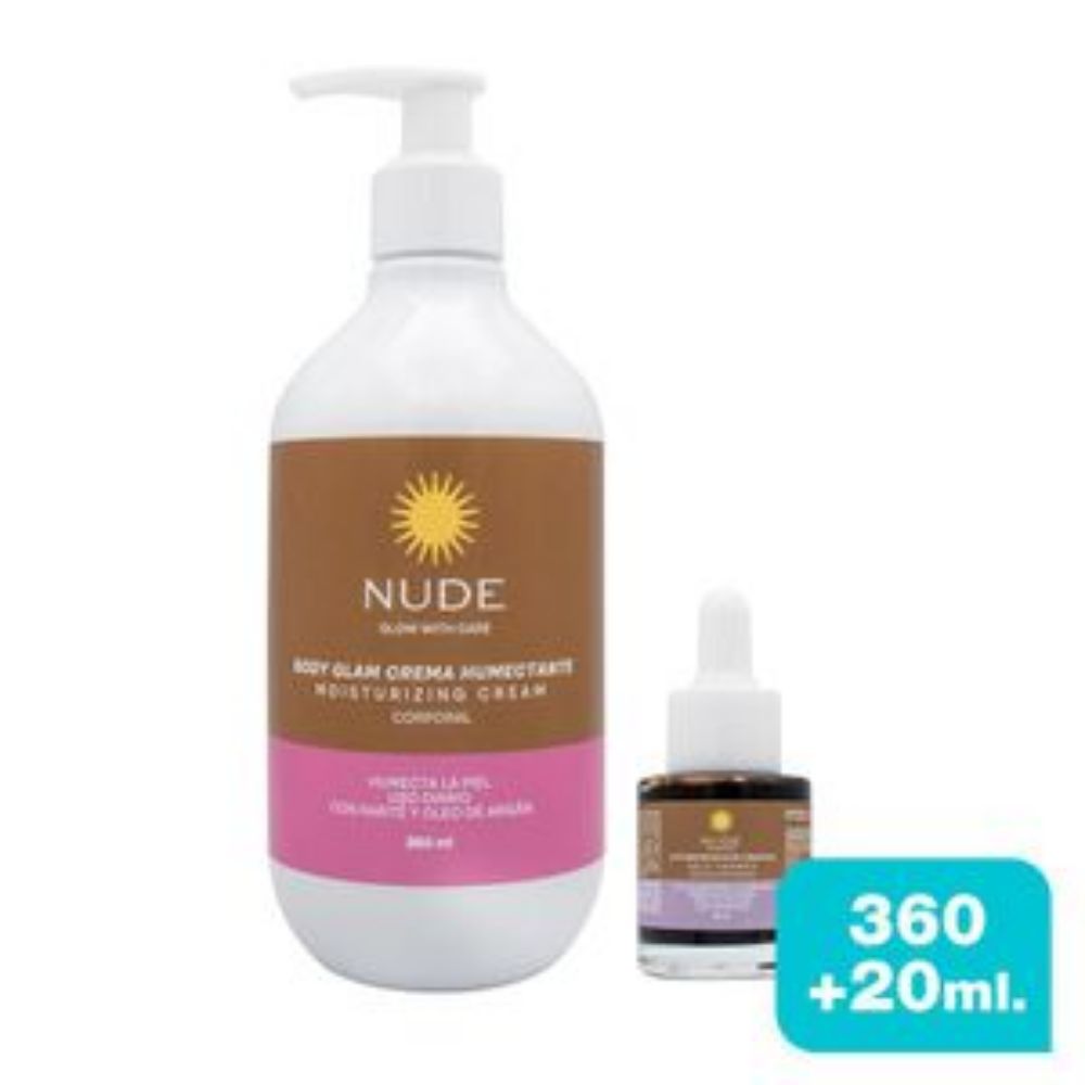 Imagen de Autobronceador NUDE DUO CREMA+GOTAS NUDE (380 ml)