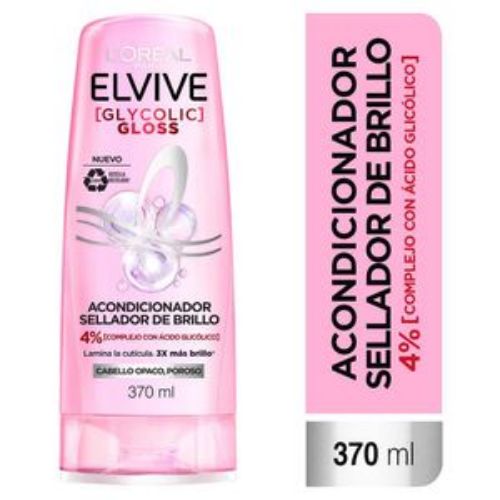 Imagen de Acondicionador ELVIVE Loreal Paris glycolic gloss (370 ml)