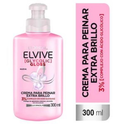 Imagen de Crema para peinar ELVIVE Loreal Paris glycolic gloss (300 ml)