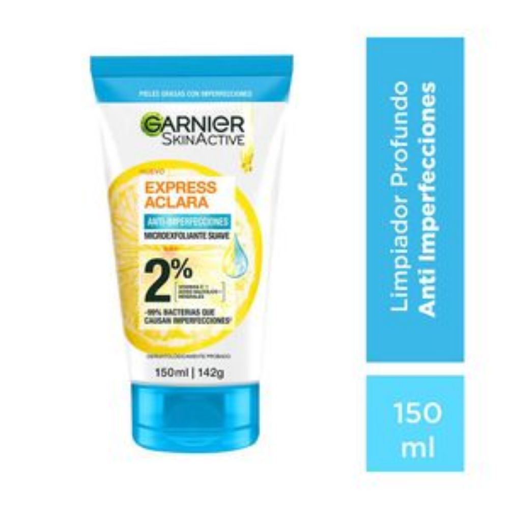 Imagen de Limpiador facial GARNIER SKIN ACTIVE Express aclara anti imperfecciones (150 ml)
