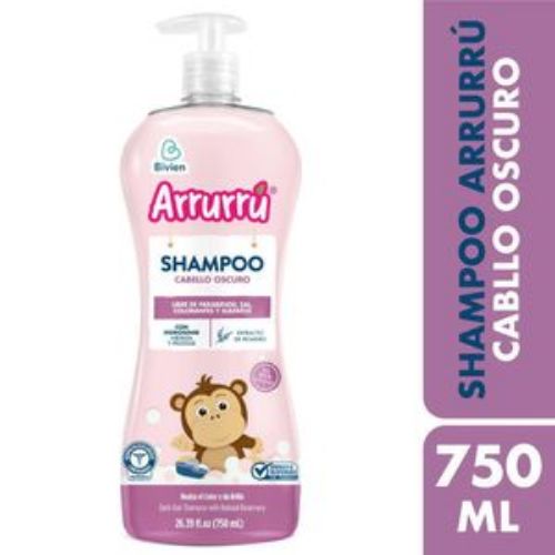 Imagen de Shampoo Bebe ARRURRU CABELLO OSCURO (750 ml)