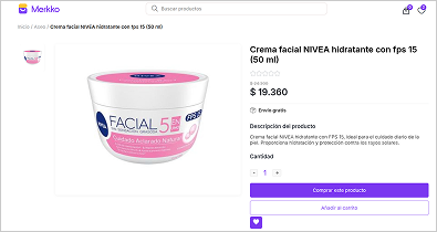 Producto agregado