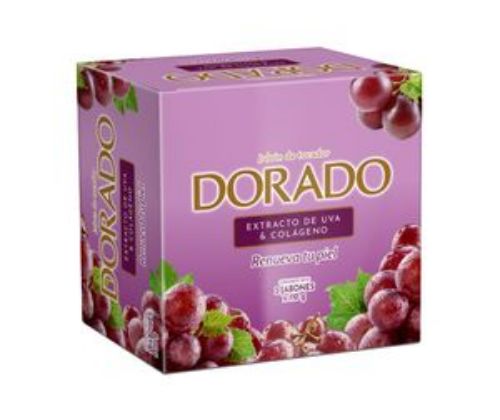 Imagen de Jabón de tocador DORADO uva colágeno (330 gr)