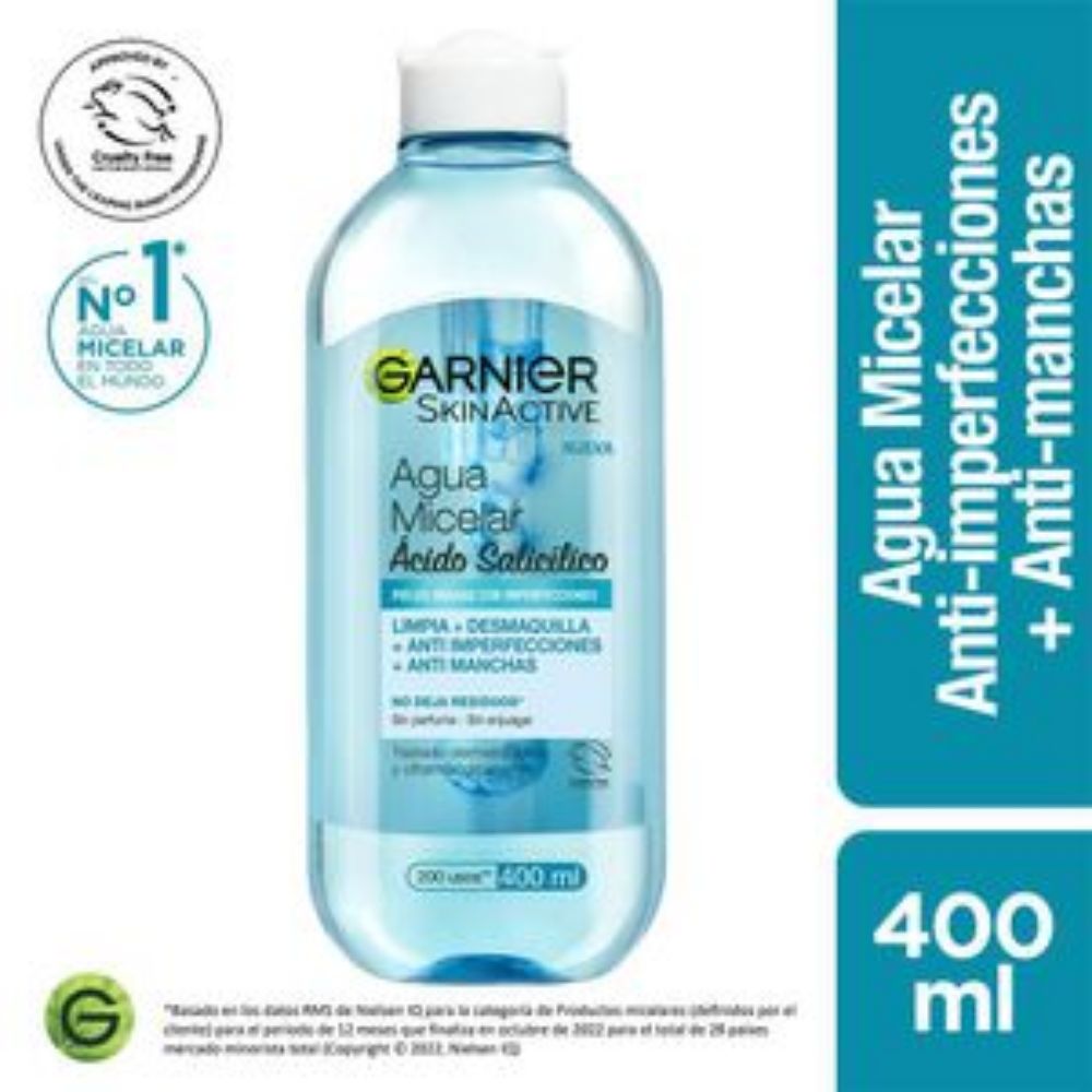 Imagen de Agua micelar GARNIER SKIN ACTIVE Express aclara anti imperfecciones (400 ml)