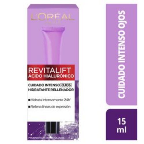 Imagen de Contorno de ojos DERMO EXPERTISE Loreal Paris ácido hialurónico (15 gr)