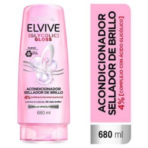 Imagen de Acondicionador ELVIVE Loreal Paris glycolic gloss (680 ml)