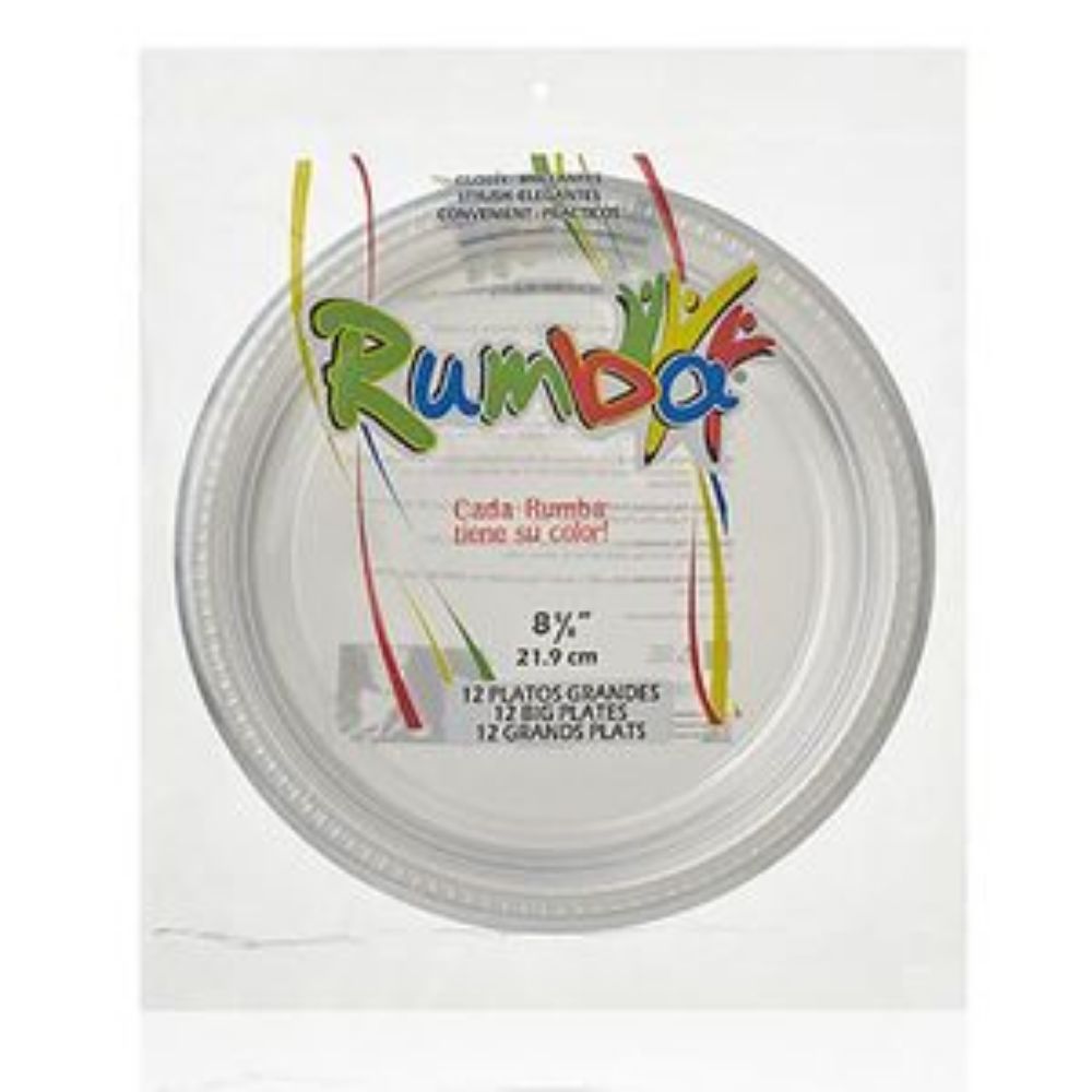 Imagen de Plato 9 pulg. transparente RUMBA MTPAN02290