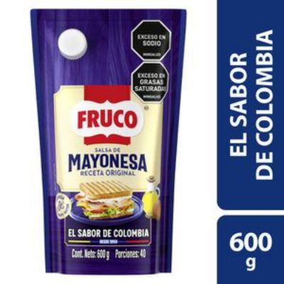 Imagen de Mayonesa FRUCO baja en grasa (600 gr)