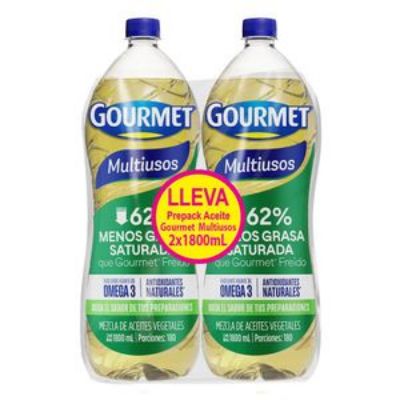 Imagen de Aceite GOURMET multiusos x2und (3600 ml)