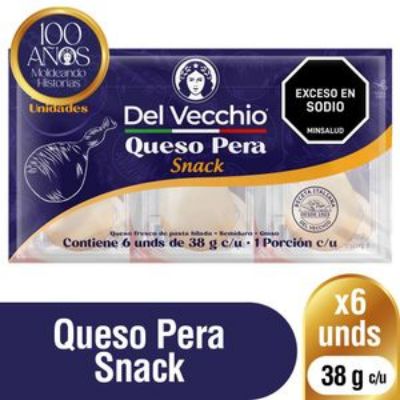 Imagen de Queso pera DEL VECCHIO x6und (228 gr)