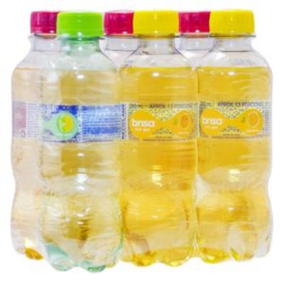 Imagen de Agua con gas BRISA saborizada surtida x6und (6 UNIDAD)