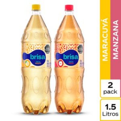 Imagen de Agua Brisa Maracuyá 1.5L + Agua Brisa Manzana 1.5L