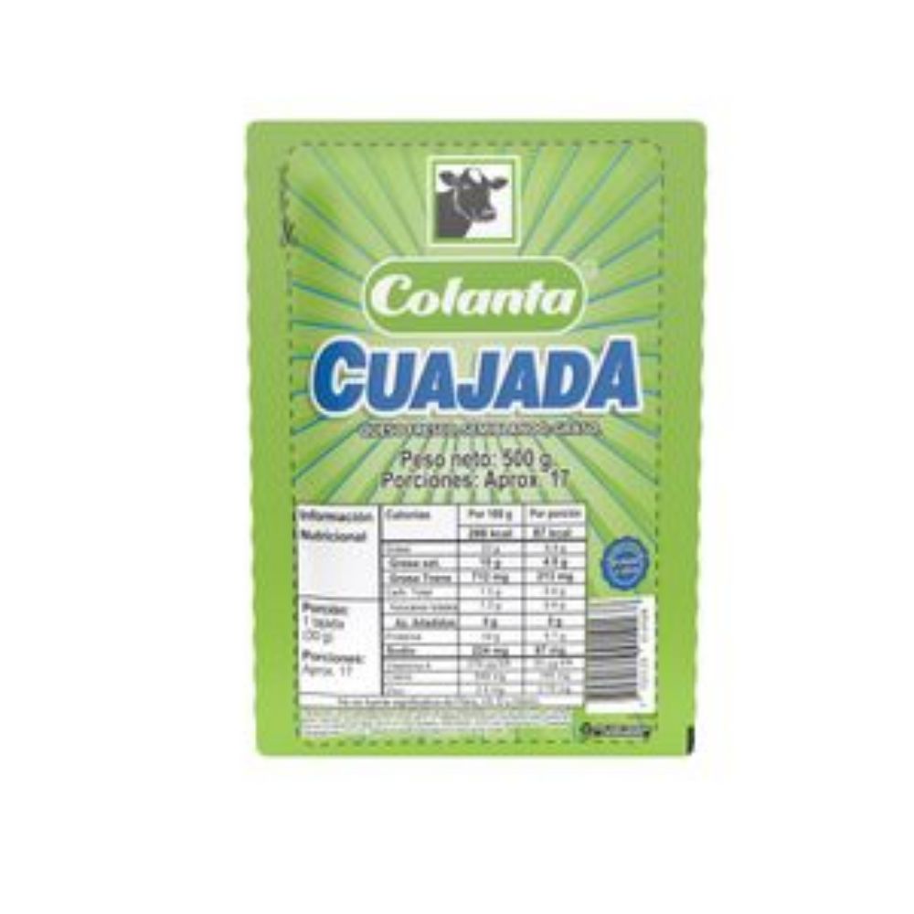 Imagen de Cuajada COLANTA fresco semiblando graso (500 gr)