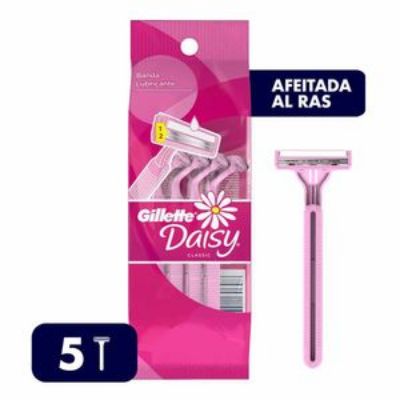 Imagen de Máquina de afeitar GILLETTE desechable con banda lubricante (5 und)