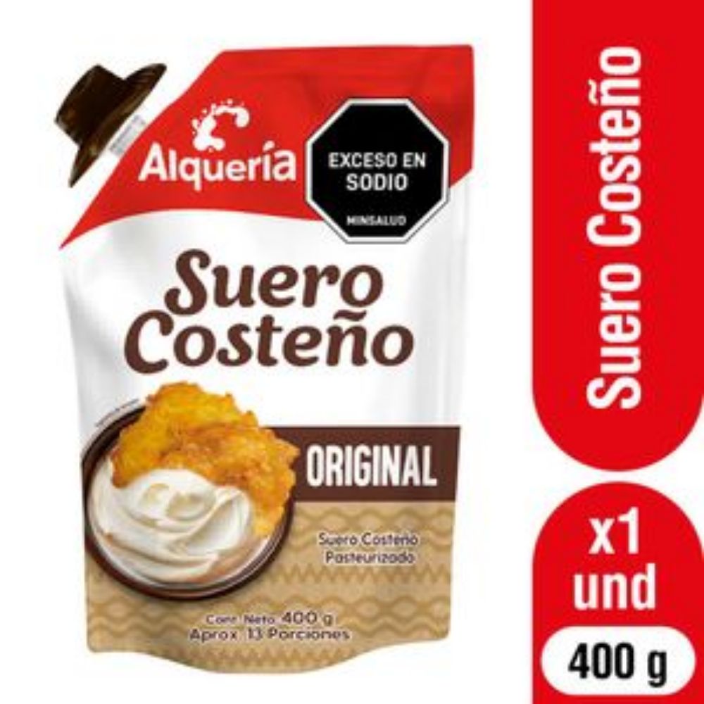 Imagen de Suero costeño ALQUERIA original pasteurizado (400 gr)