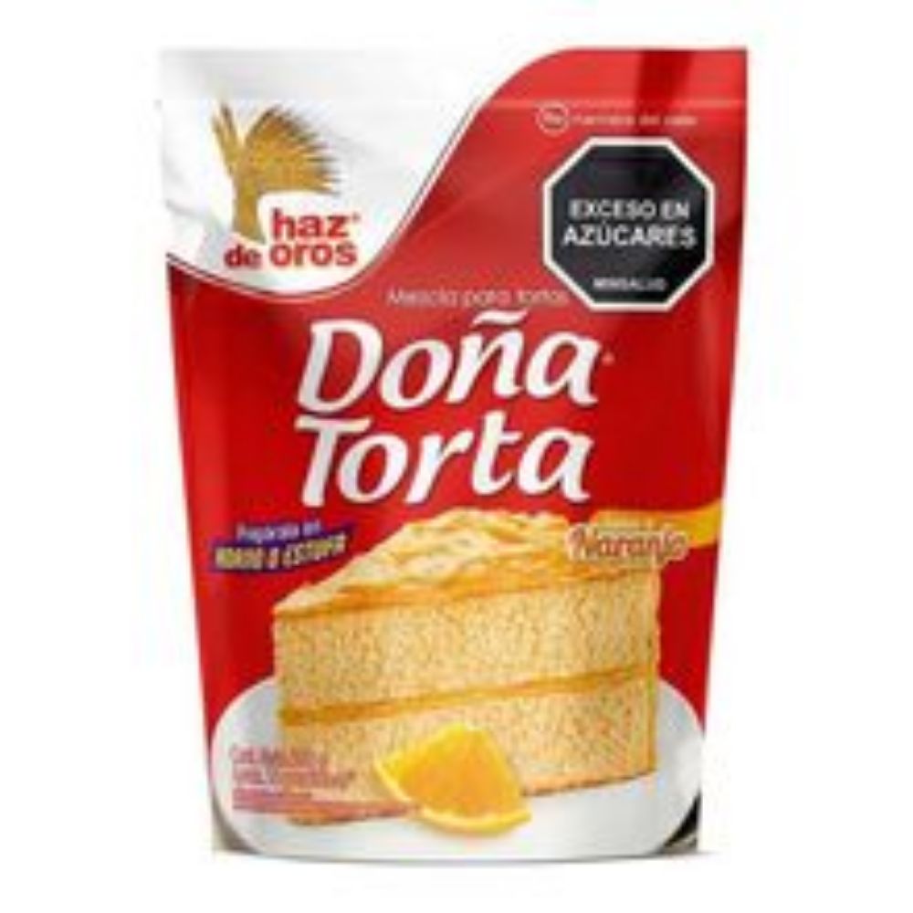 Imagen de Mezcla para tortas HAZ DE ORO naranja x500 g