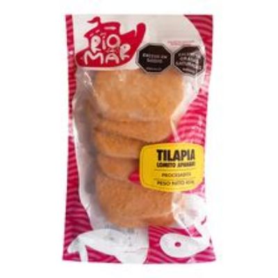 Imagen de Lomitos de tilapia DEL RÍO Y DEL MAR apanados x454 g