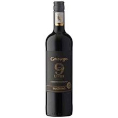 Imagen de Vino GATO NEGRO reserva 9 lives cabernet suavignon x750 ml