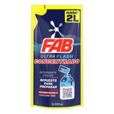 Imagen de Detergente líquido FAB concentrado x330 ml