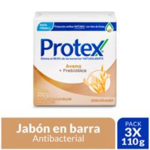 Imagen de Jabón PROTEX avena 3 unds x110 g c/u